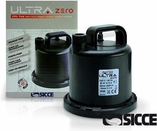 Sicce Ultra Zero - Vlakzuiger - dompelpomp