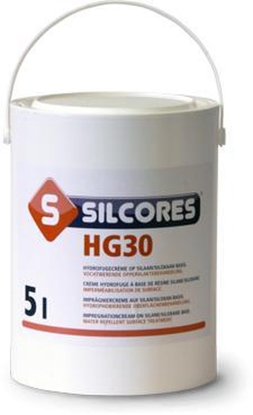 Silcores HG30 Hydrofoberende crème 5l