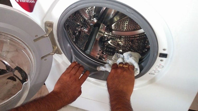 wasmachine voorlader schoonmaken